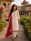 RANI PINK JAIPURI DUPATTA MODAL SILK SUIT