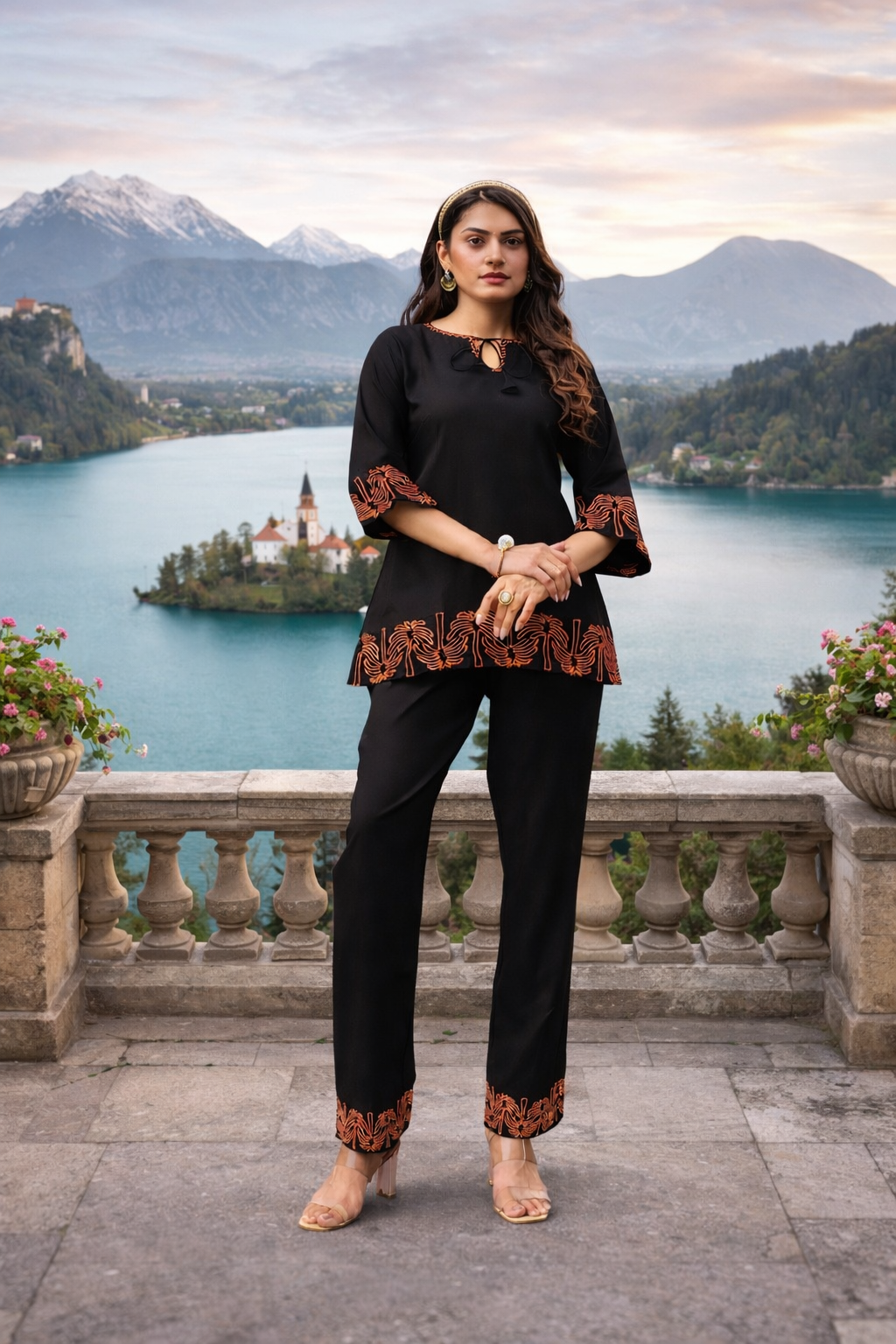 PREMIUM EMBROIDERED CO-ORD SET FOR WOMEN